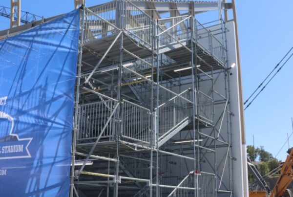 KU Stadium Scaffolding Lawerence KS3